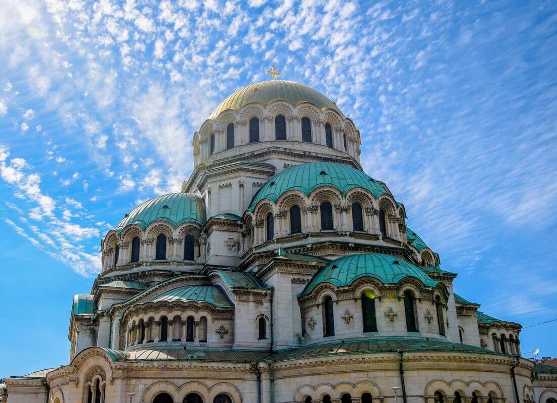 After moving overseas, don't miss to visit Alexander Nevsky Cathedral in Sofia